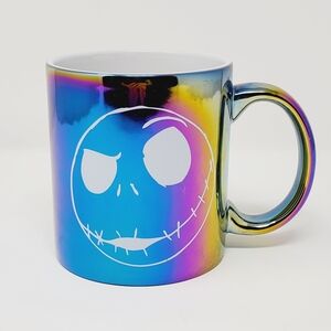 The Nightmare Before Christmas Iridescent Electroplated Mug Jack Skeleton